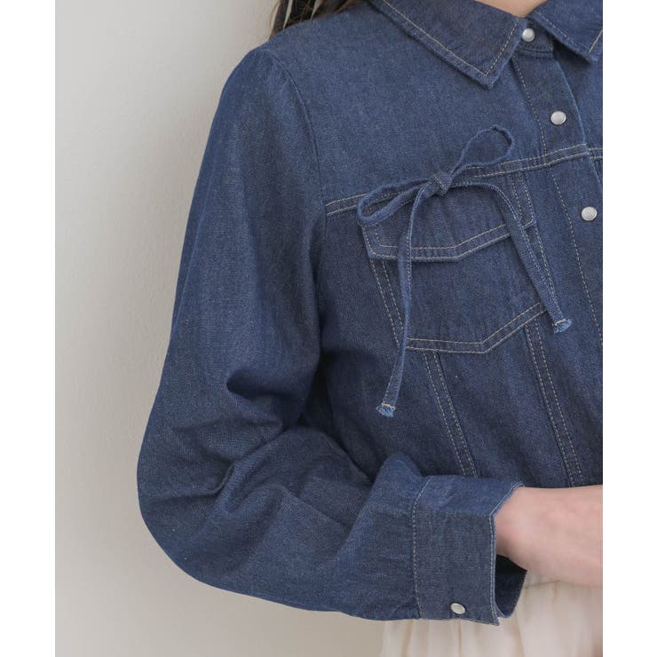 リボン付デニムSH | RETRO GIRL | 詳細画像29 