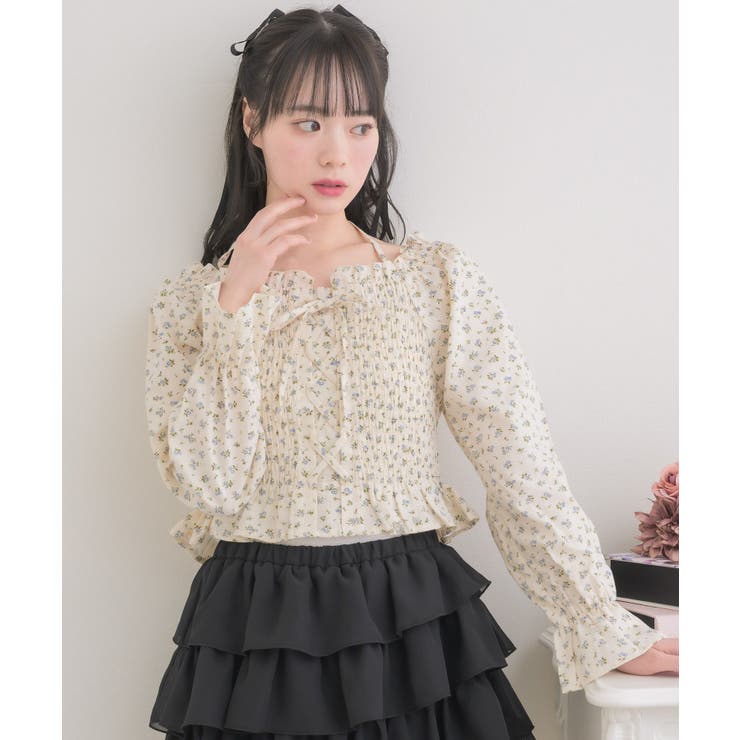 レースアップオフショルBL | RETRO GIRL | 詳細画像14 