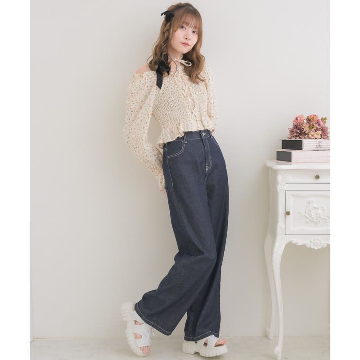 レースアップオフショルBL | RETRO GIRL | 詳細画像3 