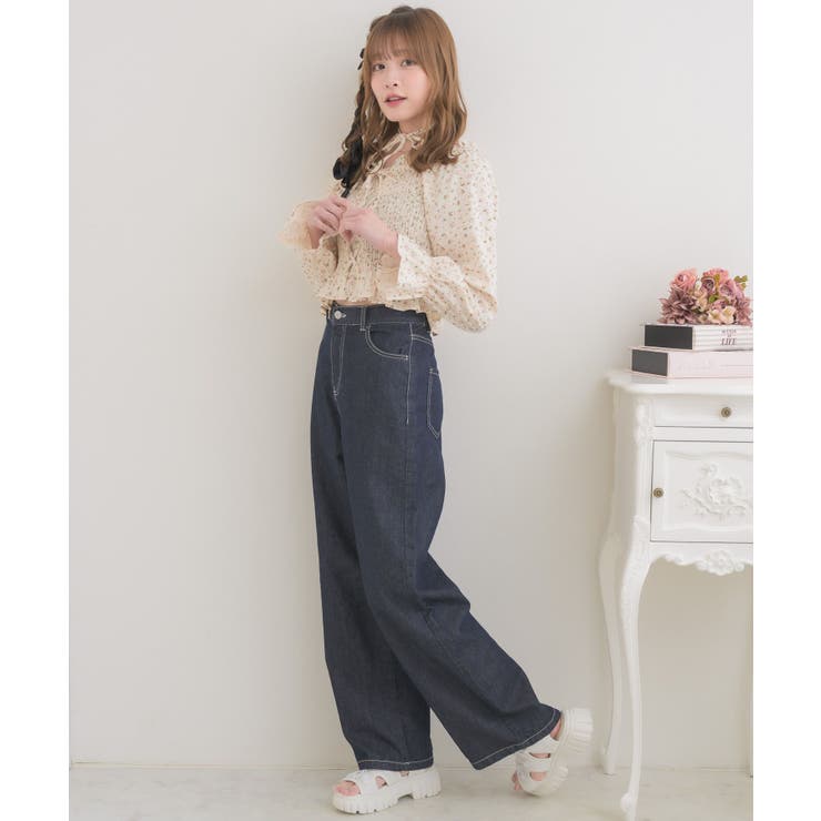 レースアップオフショルBL | RETRO GIRL | 詳細画像4 