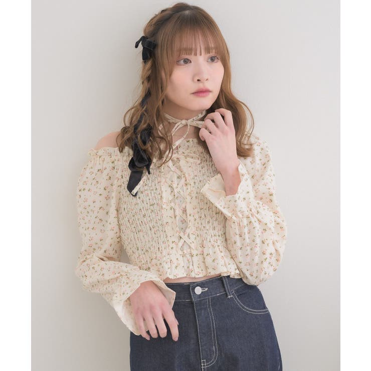 レースアップオフショルBL | RETRO GIRL | 詳細画像6 