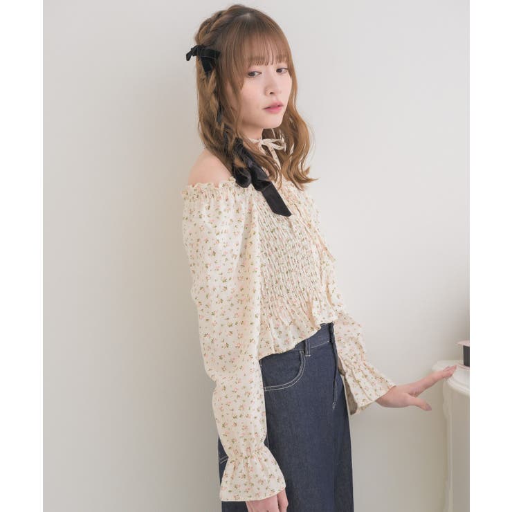 レースアップオフショルBL | RETRO GIRL | 詳細画像7 