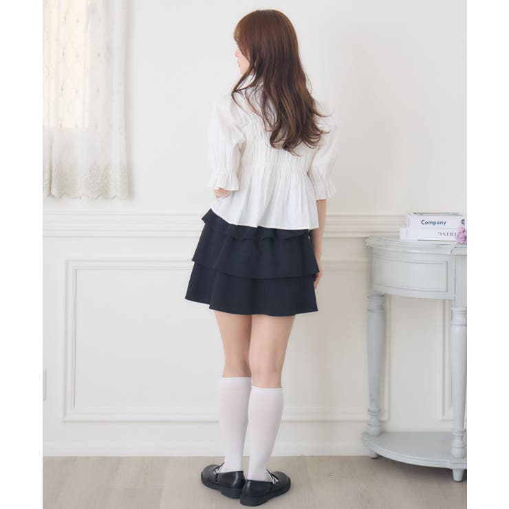 ステッチリボンペプラムSH | RETRO GIRL | 詳細画像5 
