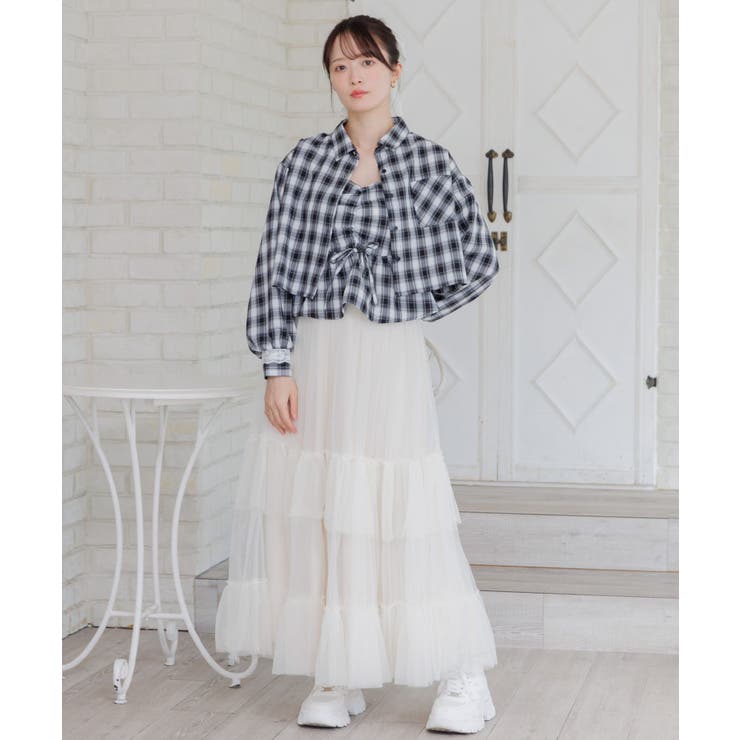 ビスチェ＆チェックSHセット | RETRO GIRL | 詳細画像12 