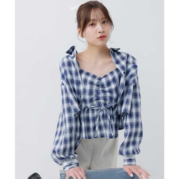 ビスチェ＆チェックSHセット | RETRO GIRL | 詳細画像32 