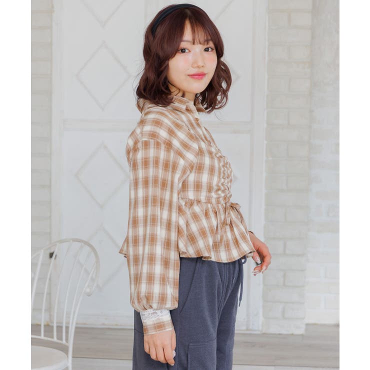 ビスチェ＆チェックSHセット | RETRO GIRL | 詳細画像8 