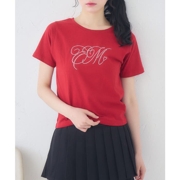 RED0 | ビジューロゴTEE | RETRO GIRL