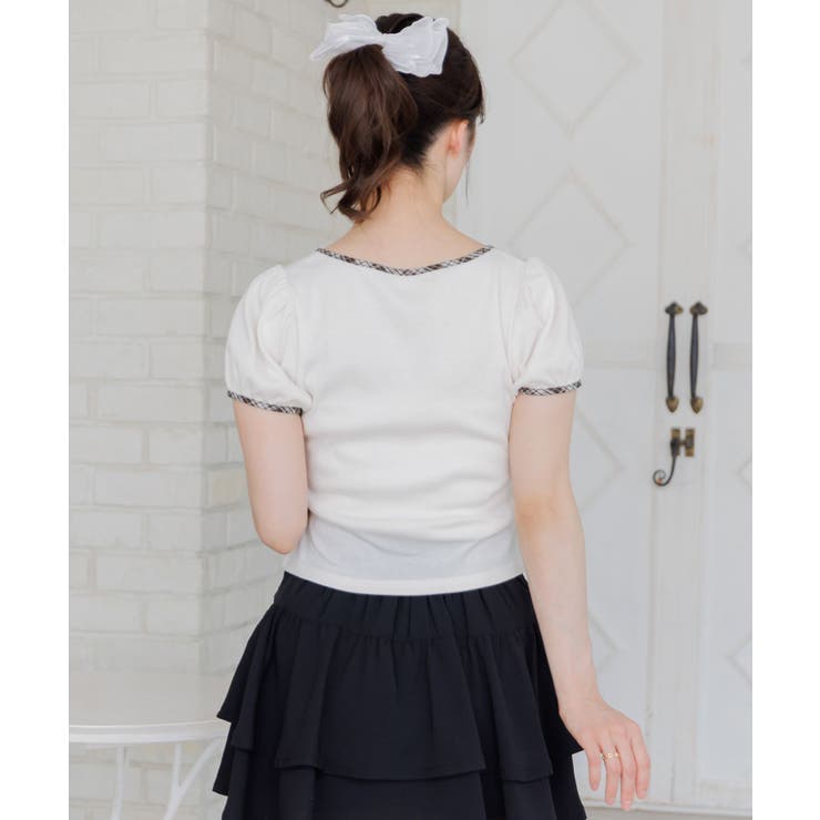 チェックパイピングTEE | RETRO GIRL | 詳細画像20 