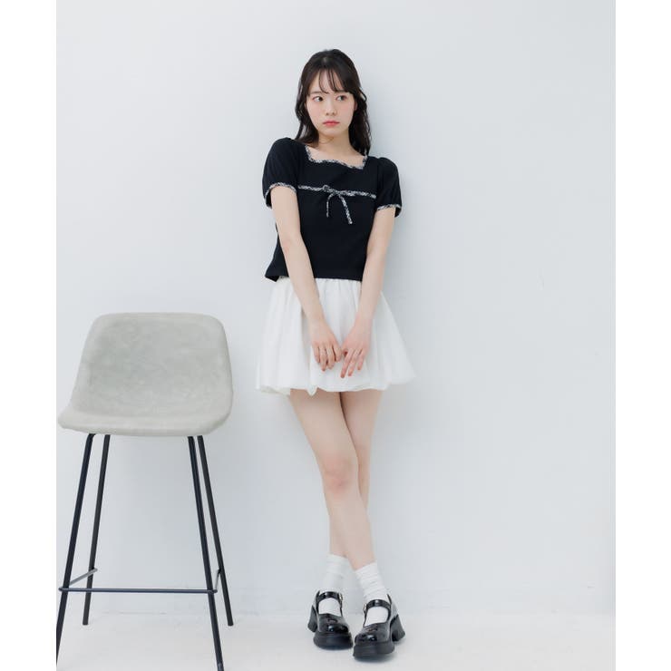 チェックパイピングTEE | RETRO GIRL | 詳細画像26 