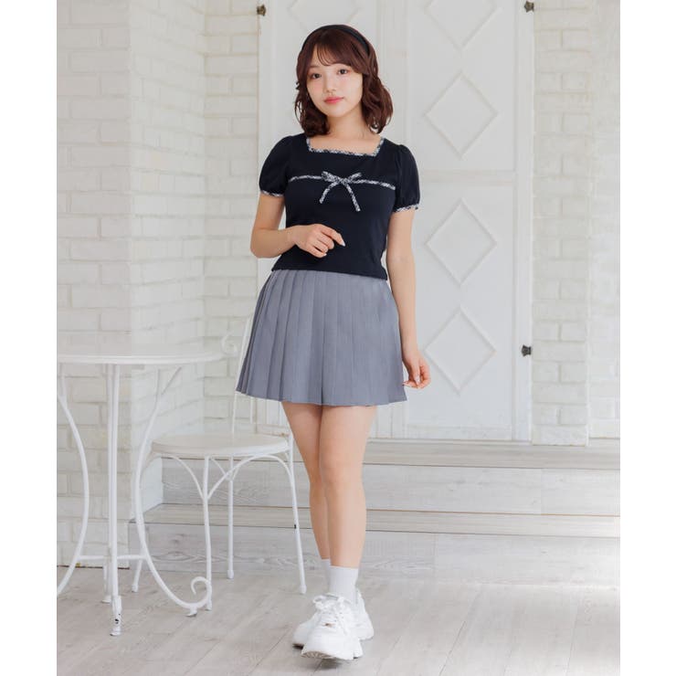 チェックパイピングTEE | RETRO GIRL | 詳細画像35 