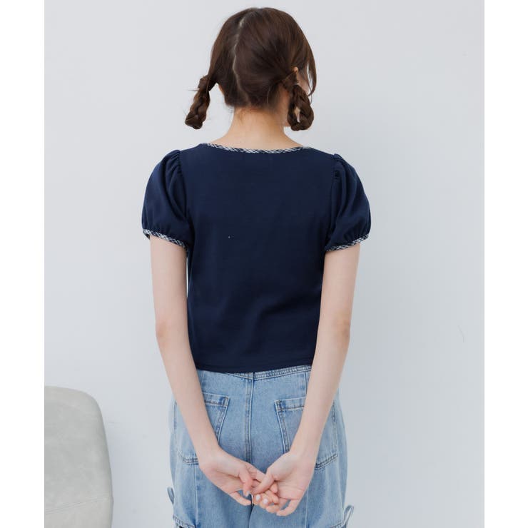 チェックパイピングTEE | RETRO GIRL | 詳細画像45 