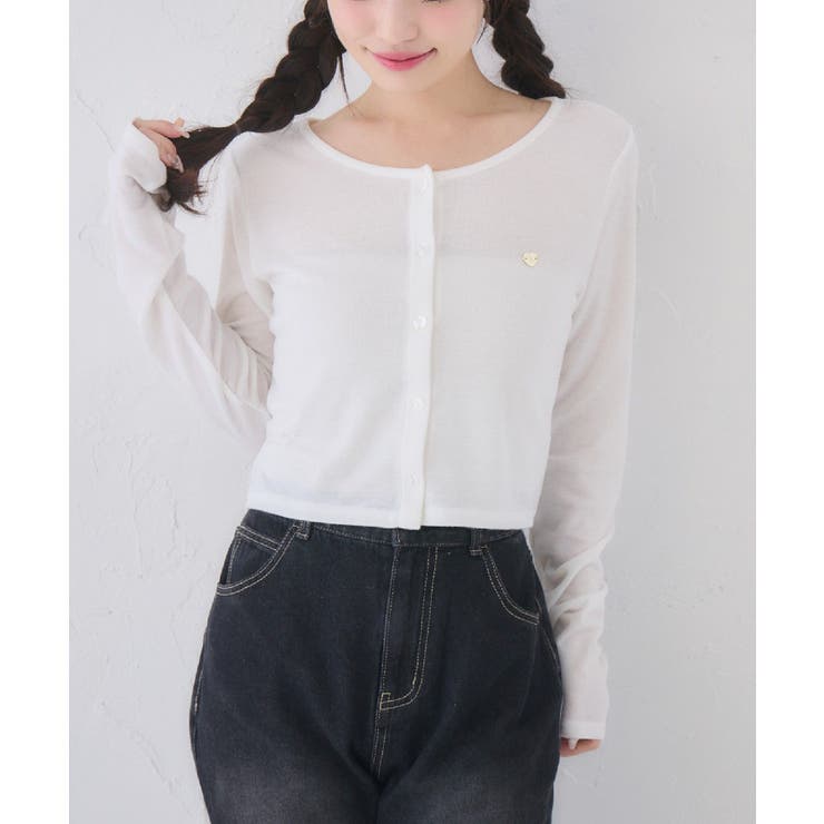 WHT2 | シアーCTカーデ | RETRO GIRL