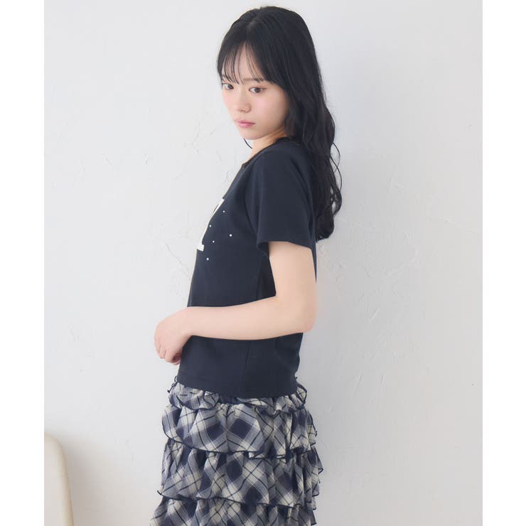 キルティングロゴTシャツ | RETRO GIRL | 詳細画像11 