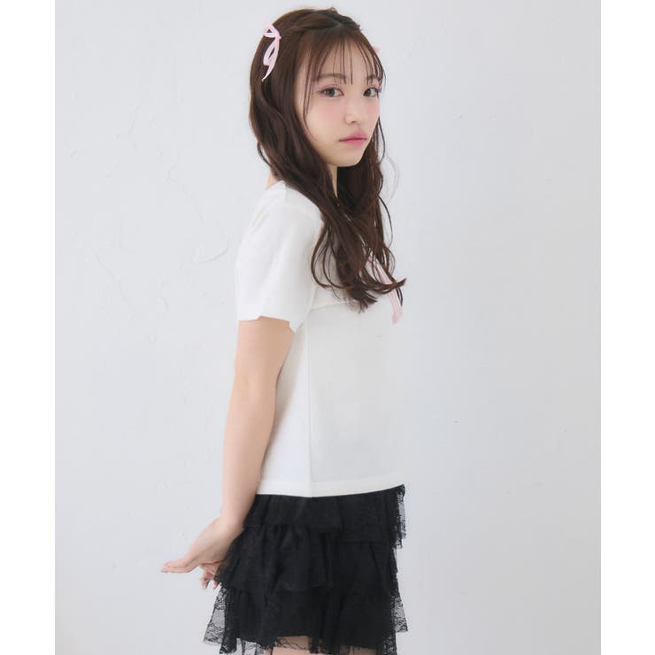 キルティングロゴTシャツ | RETRO GIRL | 詳細画像5 