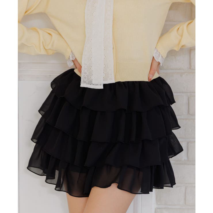 メニーフリルシフォンミニSK | RETRO GIRL | 詳細画像10 