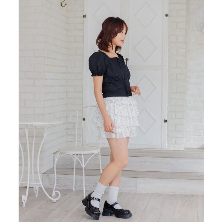 メニーフリルシフォンミニSK | RETRO GIRL | 詳細画像21 