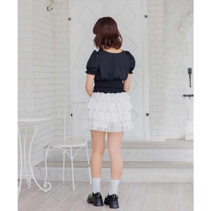メニーフリルシフォンミニSK | RETRO GIRL | 詳細画像22 