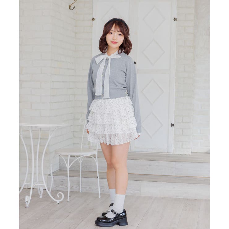 メニーフリルシフォンミニSK | RETRO GIRL | 詳細画像24 