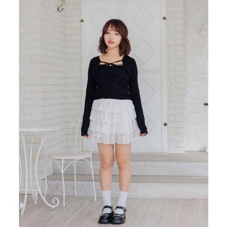 メニーフリルシフォンミニSK | RETRO GIRL | 詳細画像25 