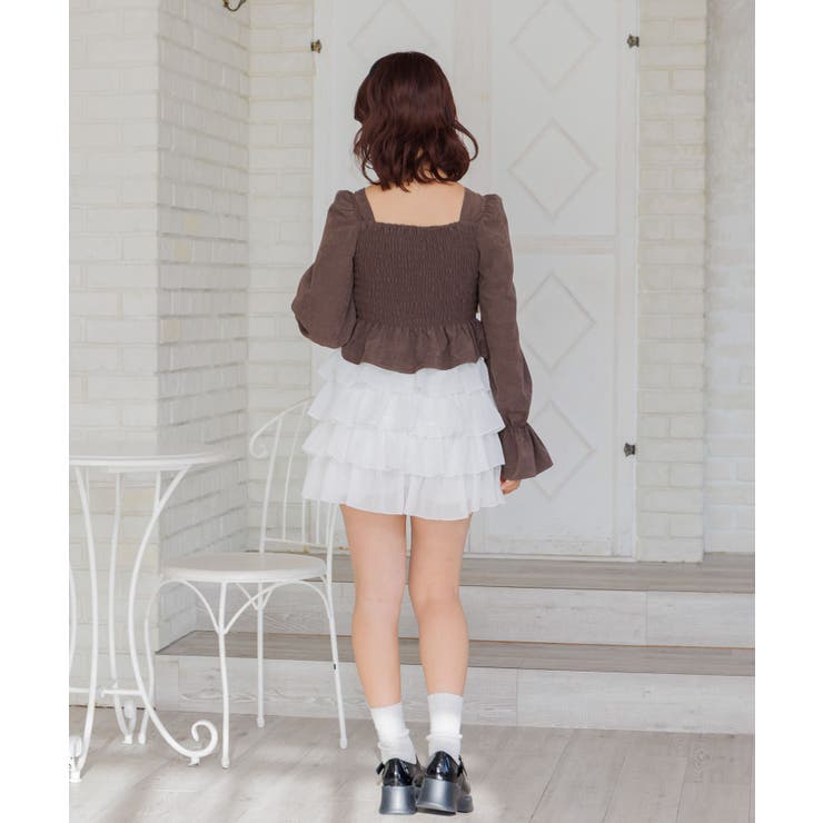 メニーフリルシフォンミニSK | RETRO GIRL | 詳細画像32 