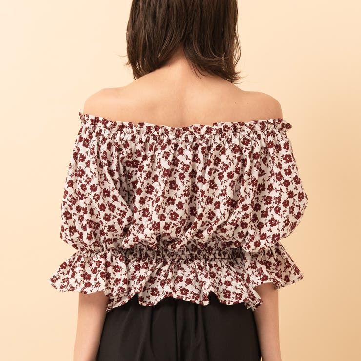 ○Emsexcite○ 花柄オフショルBL[品番：RTGW0001195]｜RETRO GIRL