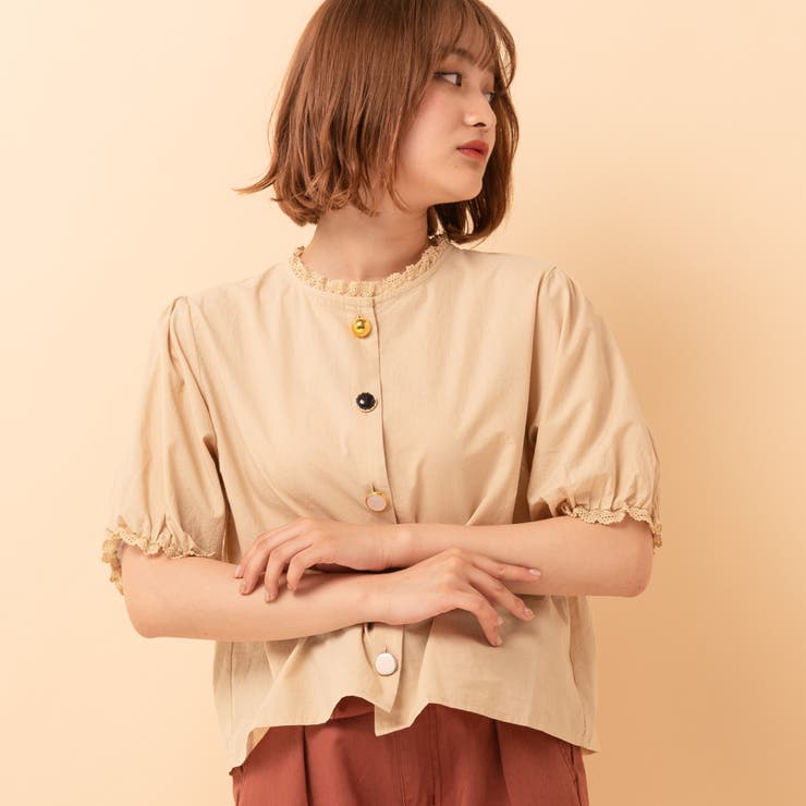 emm the shop 丸襟　半袖　新品　未使用。 EMオールドスタイルシャツ - 【シサム工房 公式OnlineStore