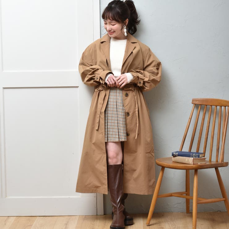 ◇Emsexcite◇ ウエストドロストコート[品番：RTGW0001714]｜RETRO