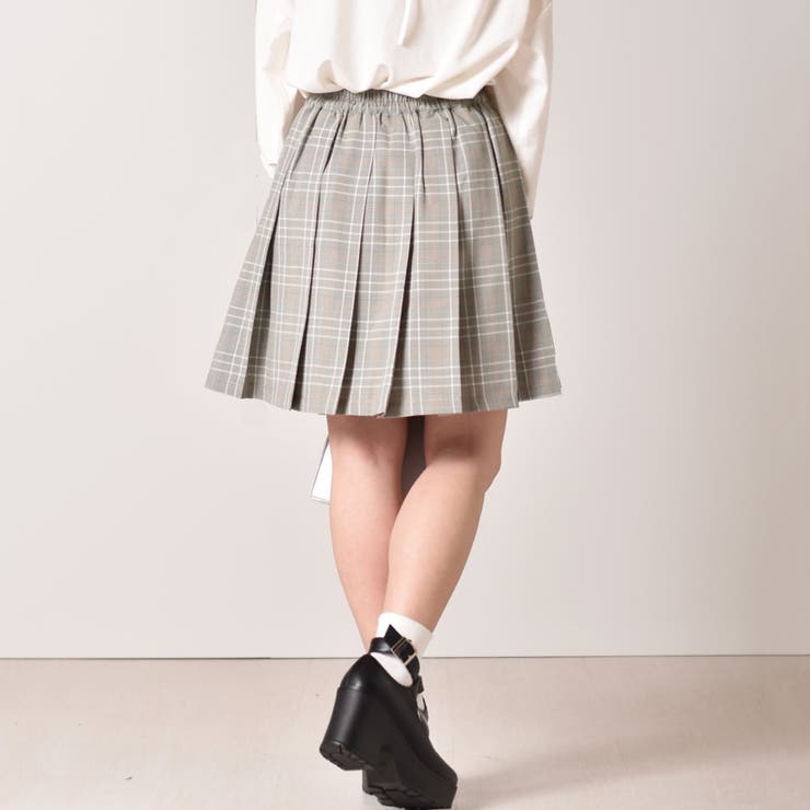 ミニスカート　M SHEIN プリーツミニスカート DAZY デニム ボトムス 29579838