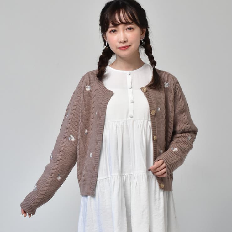 激かわ♡ 即完品♡ PERVERZE ブラッシュド ジャカード カーディガン 2025年11月以降入庫予定「CCS 24AN momoko bk PS」「メンズ