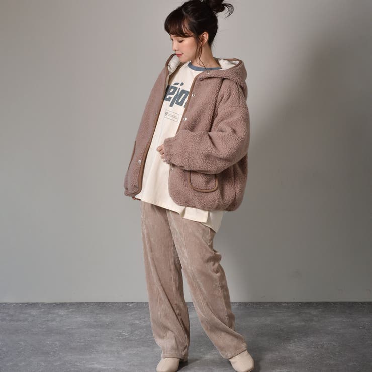 ◇Emsexcite◇ 配色ステッチコーデュロイPT[品番：RTGW0002651]｜RETRO