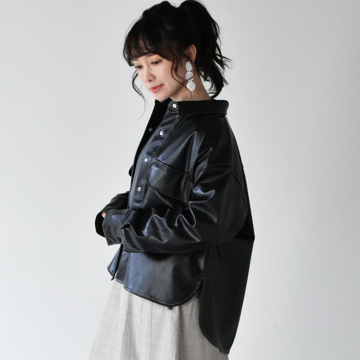 ◎Emsexcite◎ レザーシャツ[品番：RTGW0002736]｜RETRO GIRL（レトロ