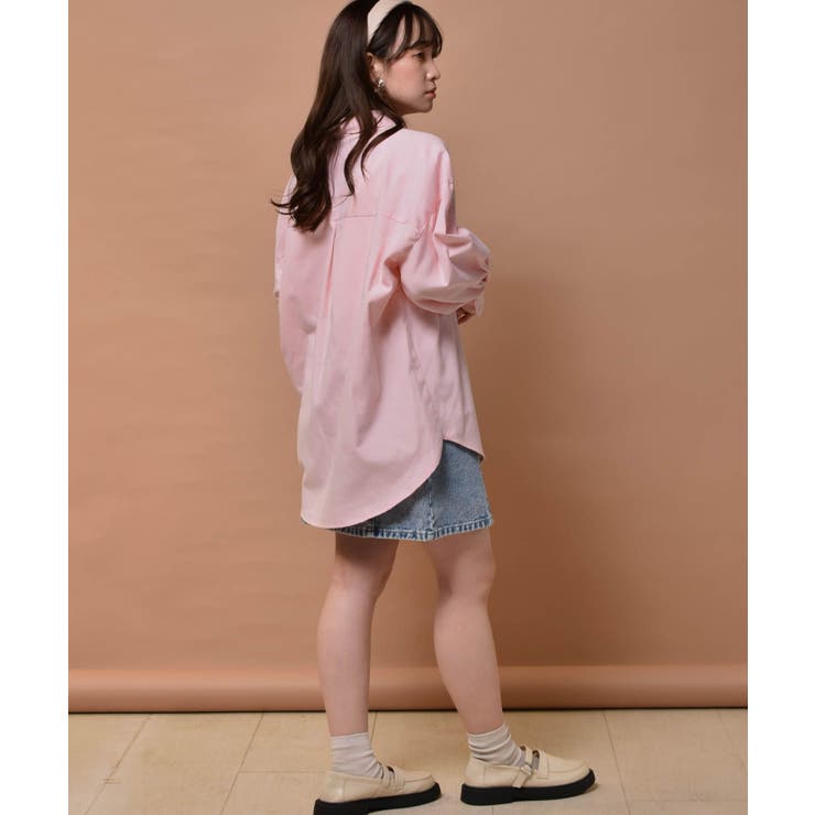 □Emsexcite□ ロゴ刺繍シャツ[品番：RTGW0005226]｜RETRO GIRL