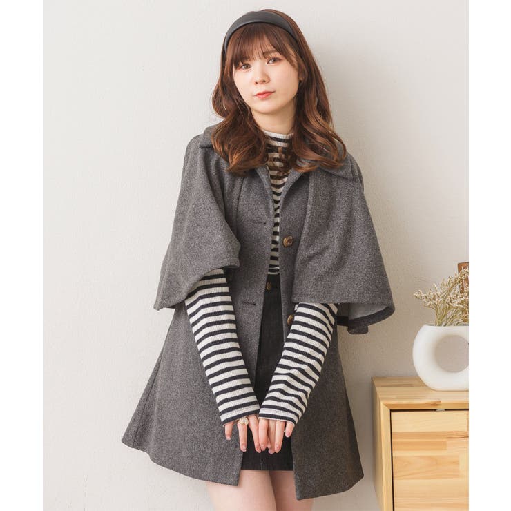 新品 STRASBURGO ケープ付きベスト ケープ付ベストコート[品番：RTGW0006436]｜RETRO GIRL（レトロガール