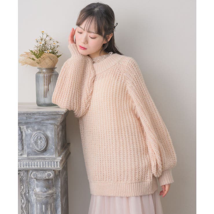 classicalelf ニット セーター 大人可愛いレトロな雰囲気。綿100