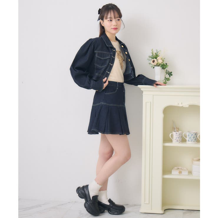 Gジャン＆プリーツSKセット | RETRO GIRL | 詳細画像27 