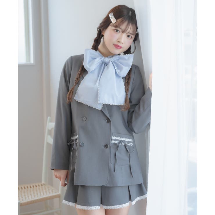 GRY0 | 【セットアップ対応】レーステーラードJK | RETRO GIRL