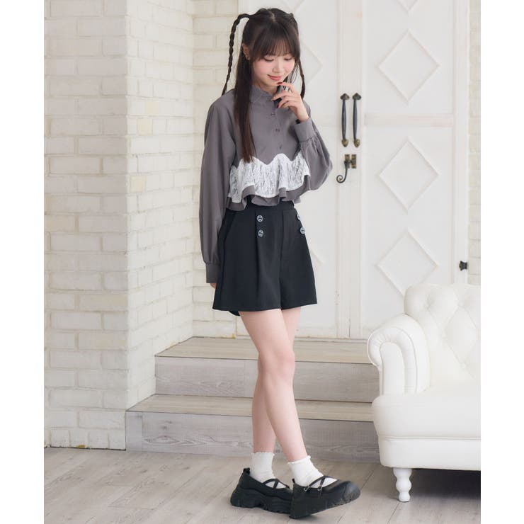 ペプラム裾レースSH | RETRO GIRL | 詳細画像14 