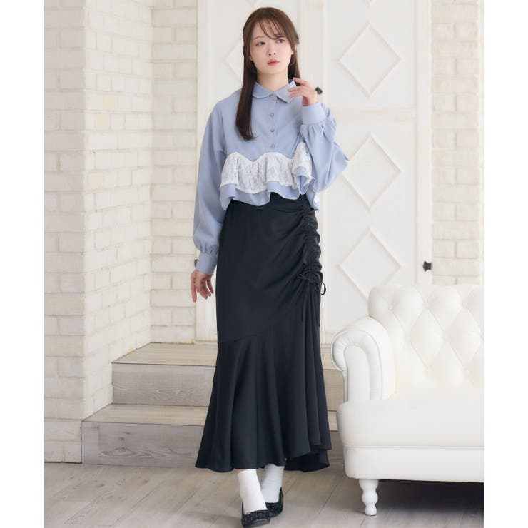 ペプラム裾レースSH | RETRO GIRL | 詳細画像21 