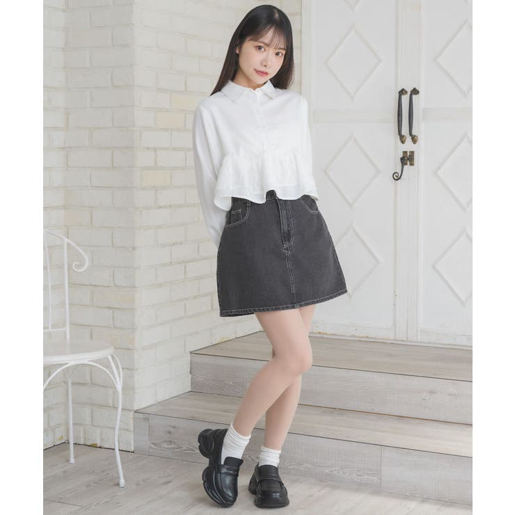 ペプラム裾レースSH | RETRO GIRL | 詳細画像4 