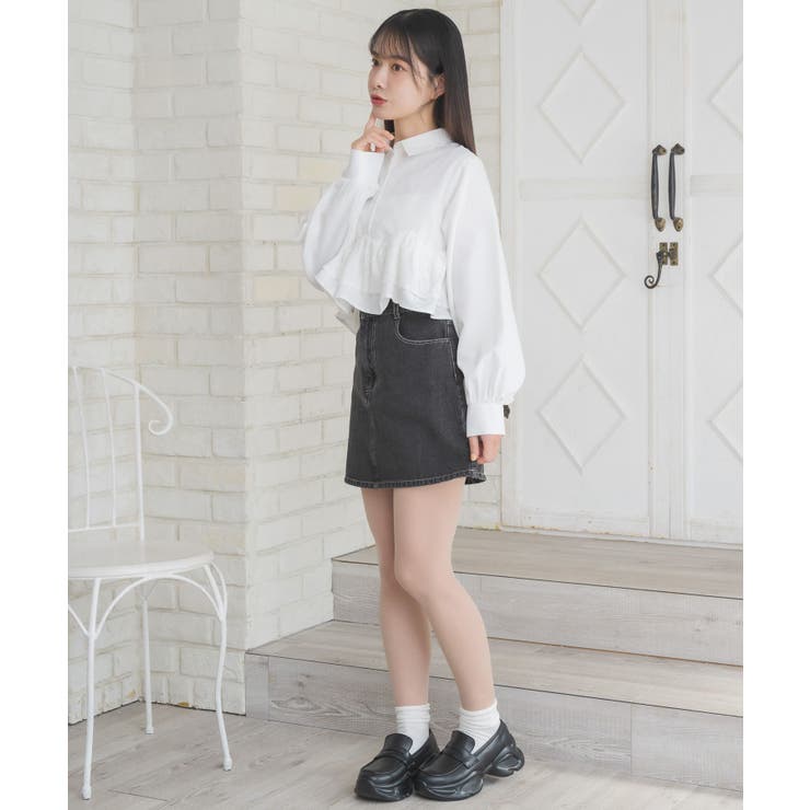 ペプラム裾レースSH | RETRO GIRL | 詳細画像6 