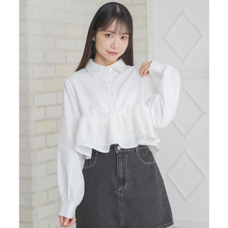 ペプラム裾レースSH | RETRO GIRL | 詳細画像8 