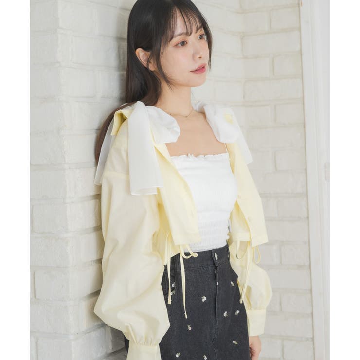 YEL0 | キラキラロゴドロストSH | RETRO GIRL