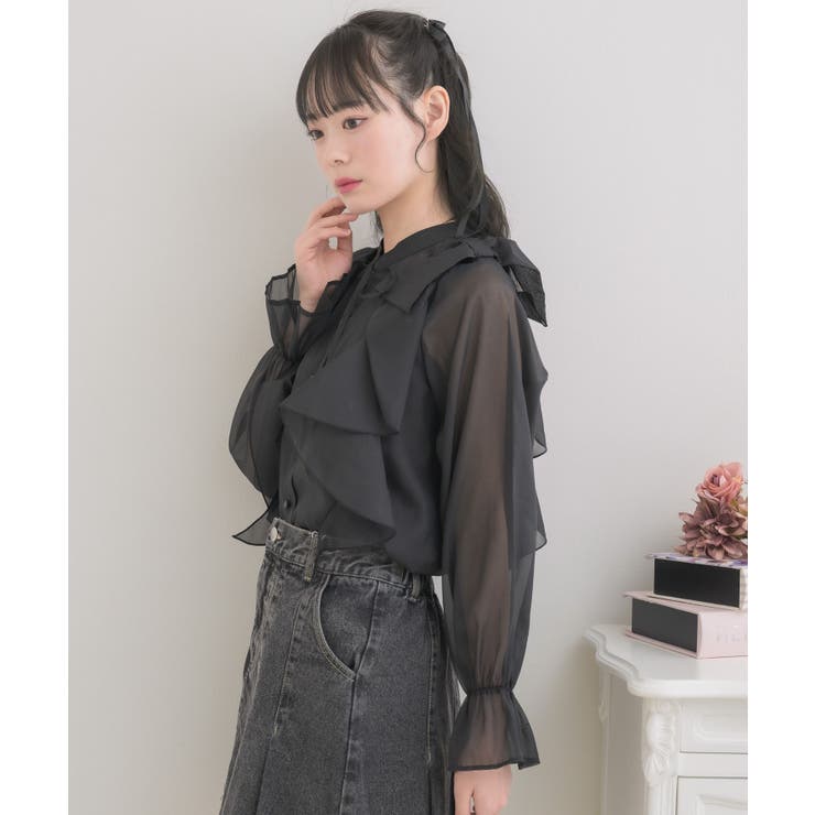 肩リボンフリルBL | RETRO GIRL | 詳細画像10 