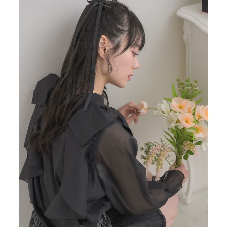 肩リボンフリルBL | RETRO GIRL | 詳細画像2 