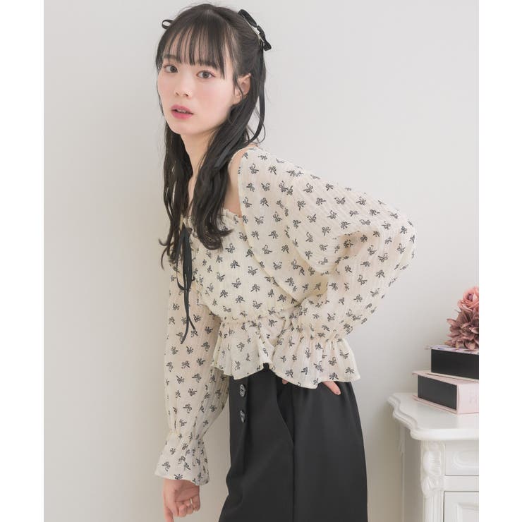 リボンステッチキャミ＆ボレロSET | RETRO GIRL | 詳細画像18 