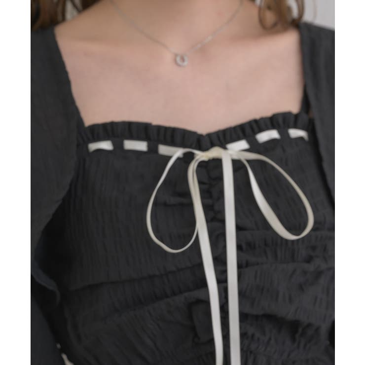 リボンステッチキャミ＆ボレロSET | RETRO GIRL | 詳細画像35 