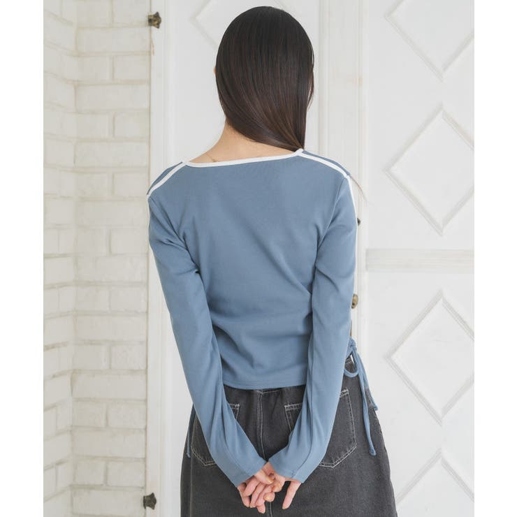 袖ラインドロストTEE | RETRO GIRL | 詳細画像10 