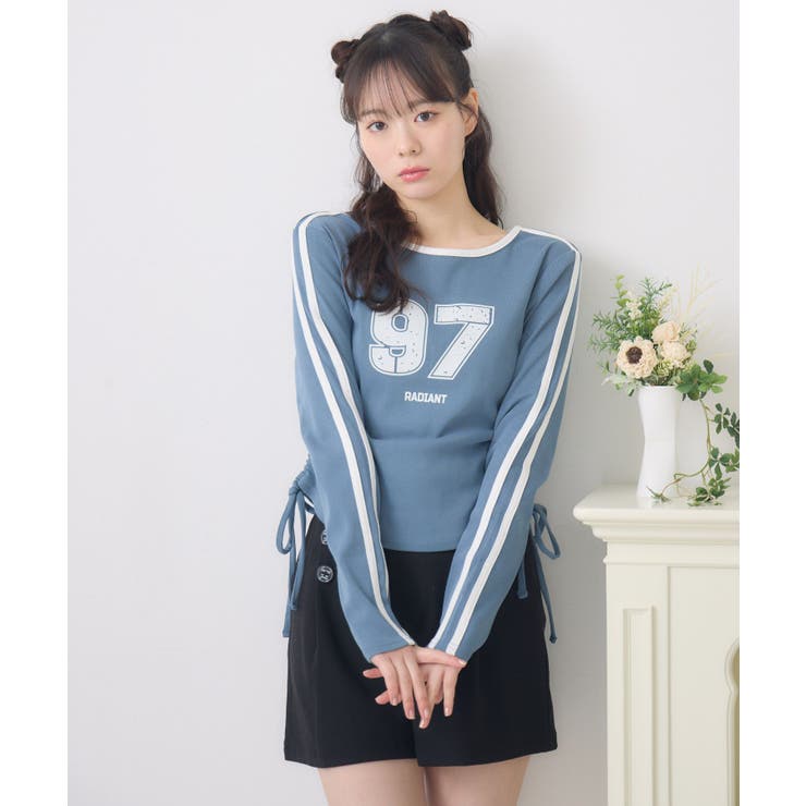 袖ラインドロストTEE | RETRO GIRL | 詳細画像12 