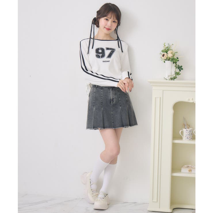 袖ラインドロストTEE | RETRO GIRL | 詳細画像13 