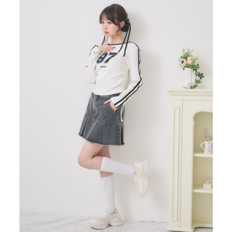 袖ラインドロストTEE | RETRO GIRL | 詳細画像15 